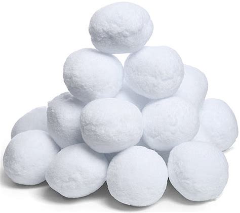 bag of fake snowballs|diy indoor snowball fight.